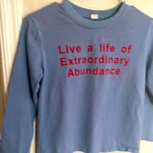 Boys’ Long Sleeve Affirmation Tee - Size 10Y